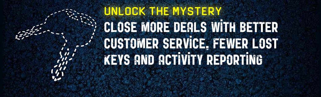 Close more deals with better customer service, fewer lost keys and activity reporting